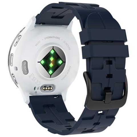 Cinturino In Silicone Universale Compatibile Con Samsung, Huawei E Garmin Blue 20 Mm - Foto 4
