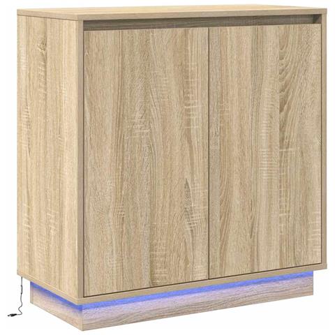 Credenza Rovere Sonoma 71 x 34.5 x 75 cm Legno multistrato - Foto 1