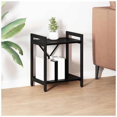 Libreria Rovere nero 40 x 30 x 48.5 cm Legno multistrato - Foto 2