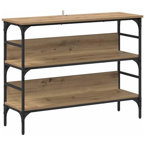 Tavolo consolle rovere artigianale 100 x 32 x 75 cm - Foto 1