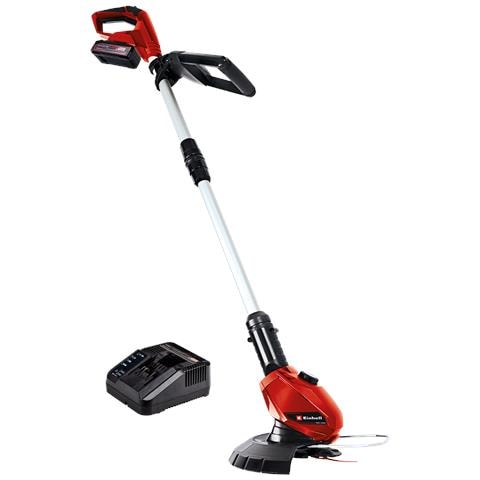 GE-CT 18 Li 1x 2.5Ah Akku-Rasentrimmer Akku Einstellbarer Holm 24 cm 0 W Batteria Nero, Rosso - Foto 1
