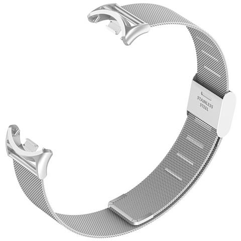 Cinturino In Metallo Compatibile Con Xiaomi Mi Band 8/9/10 - Design A Molla Silver - Foto 2