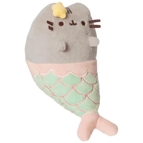 Peluche Mascotte Sirena 19cm Con Stella E Coda Design Incantevole, Grigio - Foto 2