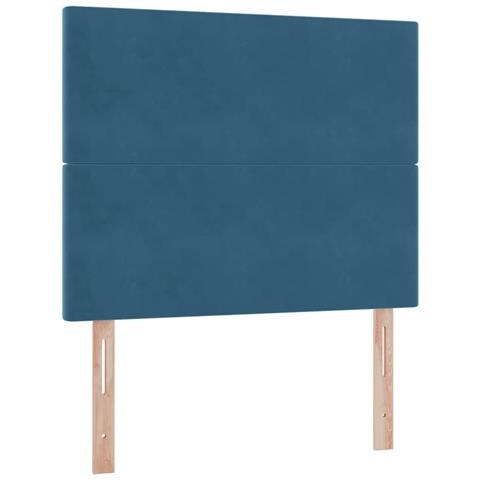 Letto con contenitore e materasso Blu Scuro 120 x 200 cm - Foto 9