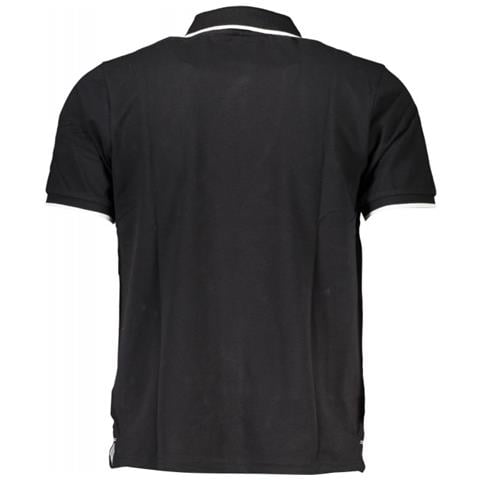 POLO NERA DA UOMO A MANICHE CORTE - Colore: Nero, Taglia: XL - Foto 2