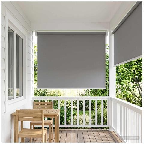 Voletta a rullo con protezione UV Grigio Chiaro 100 x 140 cm - Foto 2