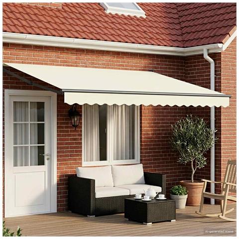 Tettuccio Elettrico Retrattile Crema 5 x 3 m - Foto 2