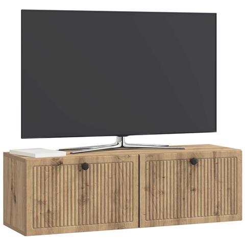 Mobile Porta TV da Muro Rovere Artigianale 98 x 31 x 30 cm - Foto 2