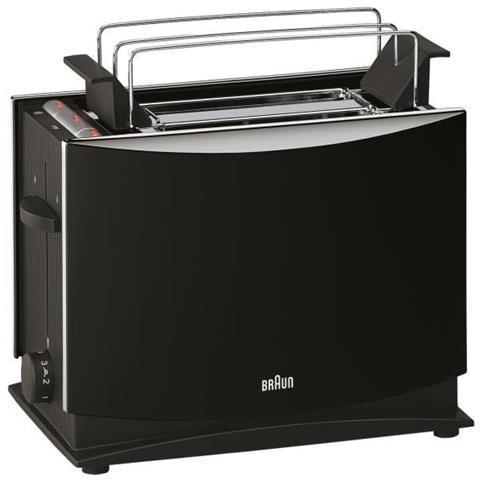 HT 450 Tostapane 2 Scomparti con Funzione Scongelamento Potenza 1000 Watt Colore Nero - Foto 2