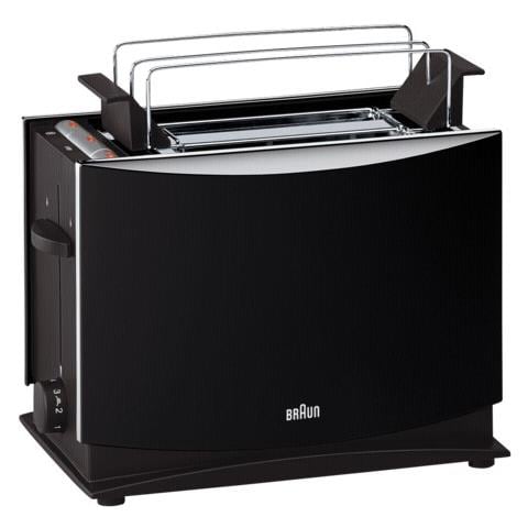 HT 450 Tostapane 2 Scomparti con Funzione Scongelamento Potenza 1000 Watt Colore Nero - Foto 1