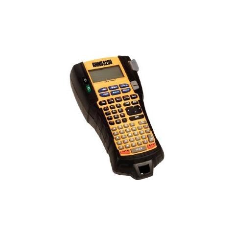 Etichettatrice Portatile Modello Rhino 5200 Formato 19 mm Schermo LCD 12 mm / sec Nera su Gialla - Foto 2
