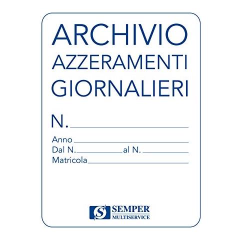 pz. 1 Cartella archivio azzeram. giornalieri Semper SEZA0018 - Foto 2
