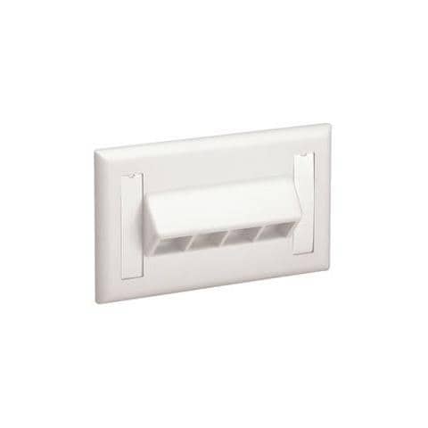 Placca 4 Fori Netkey Bianca - Foto 1