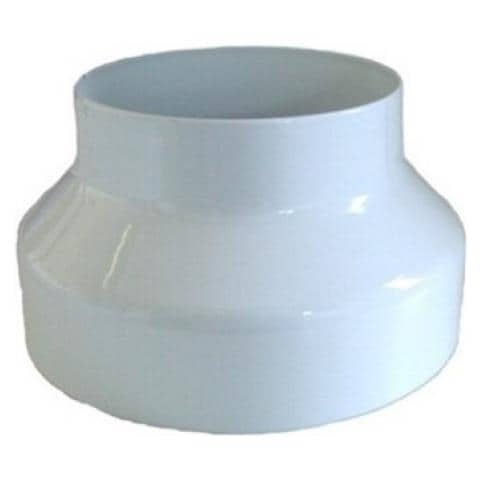 Riduzione in acciaio porcellanato bianco diametro 10/8 cm - Foto 2