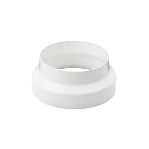 Riduzione in acciaio porcellanato bianco diametro 10/8 cm - Foto 1