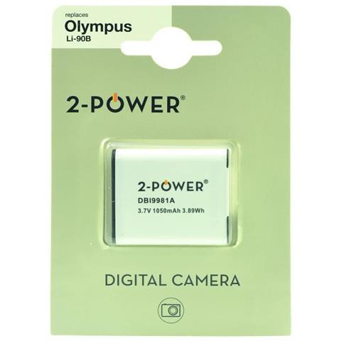 2-Power DBI9981A, 950 mAh, Fotocamera, Ioni di litio, 4 cm, 3,4 cm, 8 mm - Foto 1