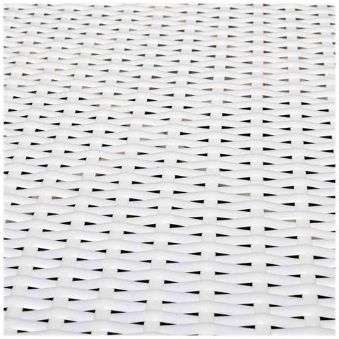 Set Da Seduta Da Giardino In Polirattan Bianco 24 Pz - Foto 2