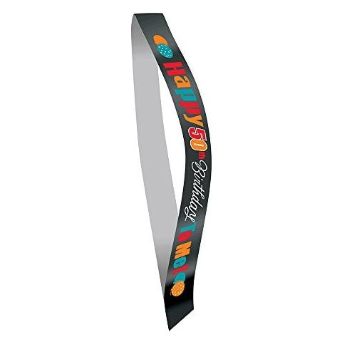 50 ° Festa Enico ''compleanno Cheer'' Satin Sash - Foto 1