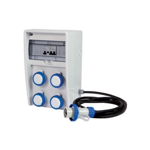 74320 Quadro C / 4mt Cavo Spina 2p Cee+4prese 2p 16a Cee - Foto 1