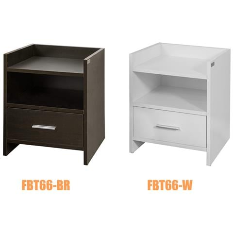 Comodino Bianco, Comodino Letto Con Cassetto Fbt66-w - Foto 8