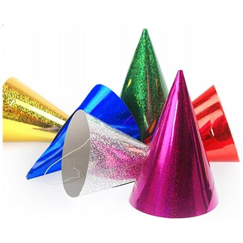 Partydeco - 20 Cappelli A Punta Colorati Brillanti - Foto 2