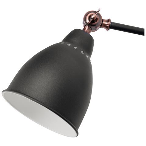 Set Di 2 Lampade Da Parete Nero / Rame Mississippi M - Foto 15