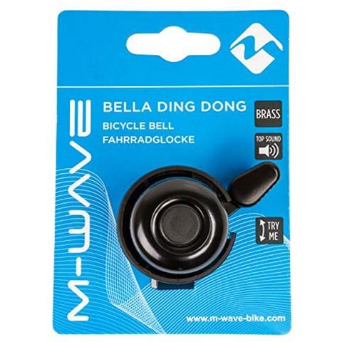 Bella Ding Dong, Campanello Per Bicicletta. Unisex Adulto, Nero - Foto 2