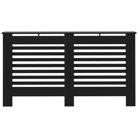 Copertura per Radiatore Nera 152x19x81,5 cm in MDF - Foto 7