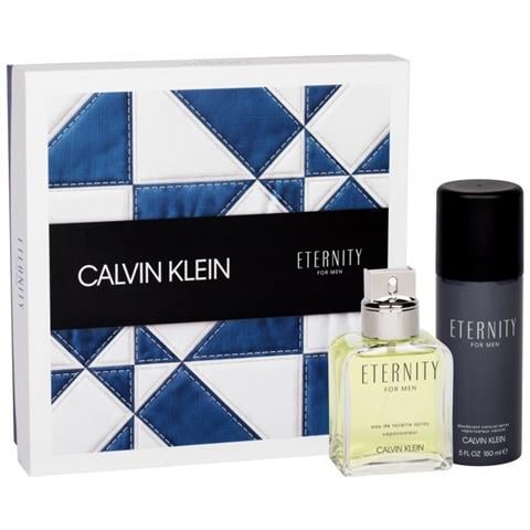 Eternity Uomini Eau De Toilette 100ml Spray + Shower Gel 100ml + 100ml + Balsamo Dopobarba Mini Eau De Toilette 20ml - Foto 1