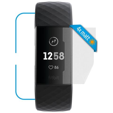 Se0-f0102-0027-18-m Bildschirmschutzfolie Klare Bildschirmschutzfolie Fitbit 4 Stck (e) (se0-f0102-0027-18-m) - Foto 1