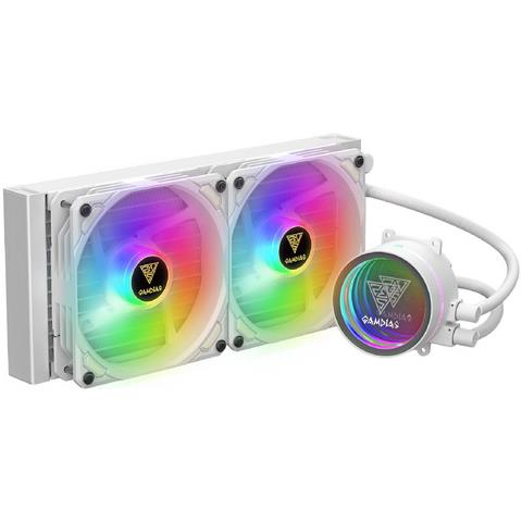 Raff. liquido Chione M3-240w 2*fan Argb Pwm Hydraulic - Foto 1