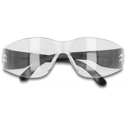 Occhiali di sicurezza con stanghette e lenti trasparenti - Foto 2