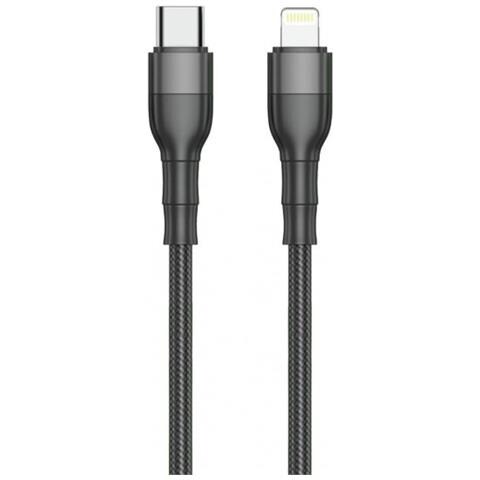 797307 Cavo Usb 1 M Usb C Lightning Nero - Foto 1