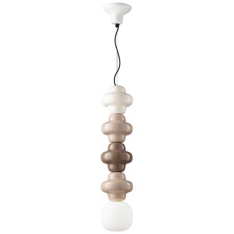Sospensione Vintage Decò Copacabana 4 Moduli Ceramica Multicolor B-g-a E27 - Foto 4