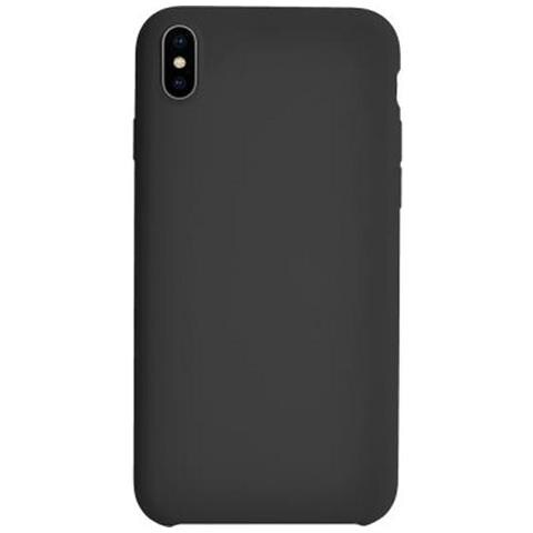 Cover Per Iphone Xs Max Rigida In Silicone Soft Touch, Nero - Foto 1