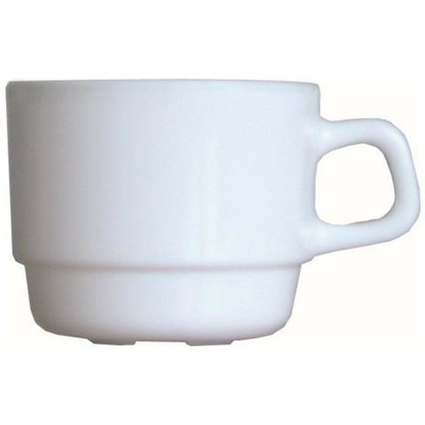 Set Di Tazze Restaurant Infusione 12 Unità Bianco Vetro (19 Cl) - Foto 1