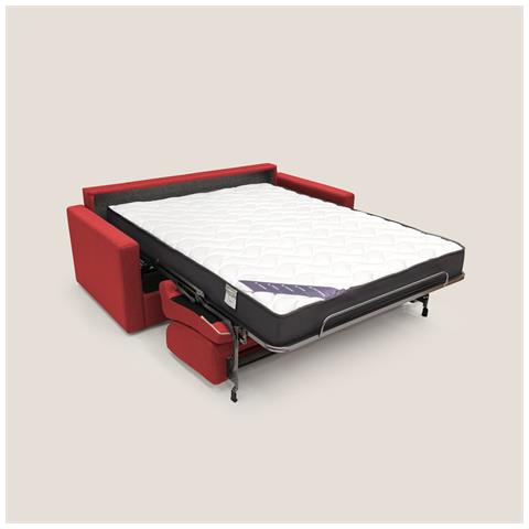 Chris Divano letto matrimoniale in tessuto impermeabile T13 186 cm (mat. 140x197) rosso - Foto 2