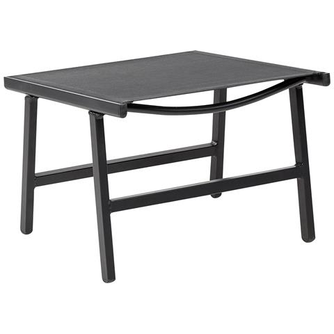 Sedia Da Giardino Con Poggiapiedi Nera Marceddi - Foto 2