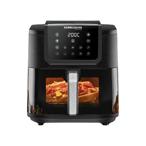 Frh 1700 Friggitrice Singolo 8 L Indipendente 1700 W Friggitrice Ad Aria Calda Nero, Acciaio Inossidabile - Foto 1