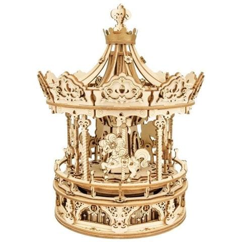 Puzzle 3d In Legno | Carosello Romantico Musicale - Foto 1