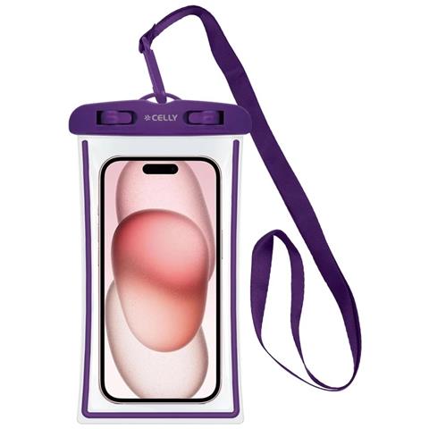 Custodia Waterproof Impermeabile Ipx8 Universale Per Smartphone Fino A 7'' - Foto 2