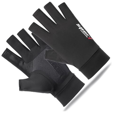 Guanti Mezze Dita Sport - Attrezzatura Per Prestazioni Ottimali Black - Foto 2
