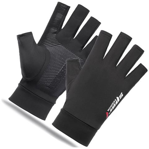 Guanti Mezze Dita Sport - Attrezzatura Per Prestazioni Ottimali Black - Foto 4