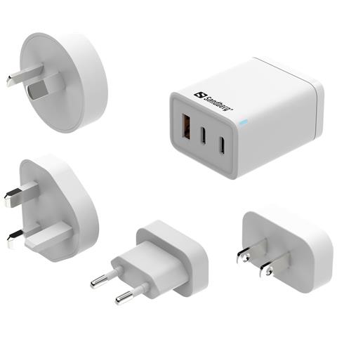 441-59 Caricabatterie per dispositivi mobili Universale Bianco AC Ricarica rapida Interno - Foto 2