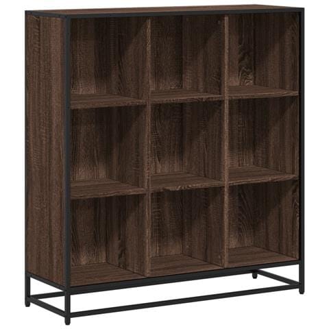 Libreria Rovere Marrone 97,5x33x107,5 cm Multistrato e Metallo - Foto 1