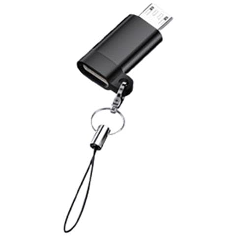 Adattatore Da Femmina Type-c A Maschio Android A 2 Pezzi Con Cordino - Ricarica E Dati - Foto 3