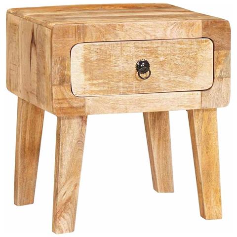 Tavoli da Fine Marrone 40 x 32 x 46 cm legno massello di mango - Foto 1