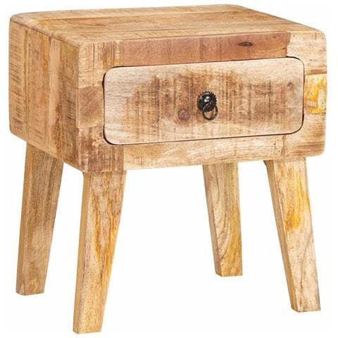 Tavoli da Fine Marrone 40 x 32 x 46 cm legno massello di mango - Foto 2