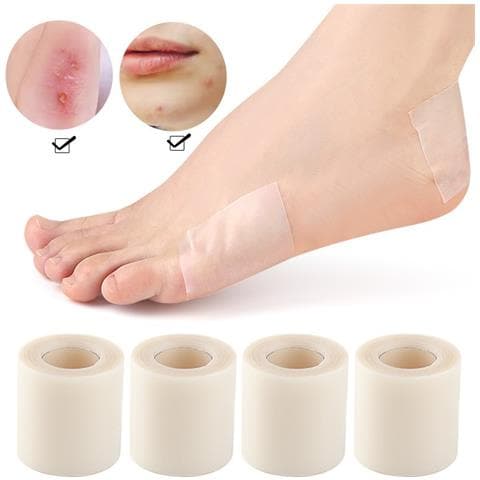 Cerotto Idrocolloidale Per Vesciche Al Tallone - Autoadesivo, Tagliabile - Foto 2