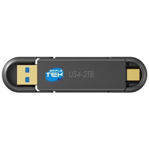 Chiavetta Usb Ssd 2tb Reversibile 3.1 Gen 2 Usb-a Usb-c Type-c Smartphone Pc - Foto 2